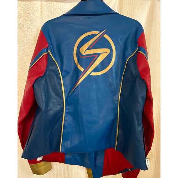Disney Womens Her Universe Marvel Faux Leather Jacket Size 1X Cosplay Halloween - Picture 3 of 11